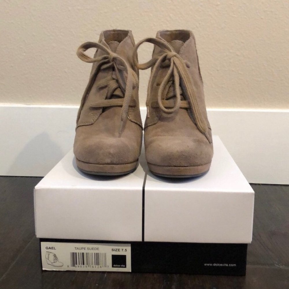 Dolce Vita Lace up Booties